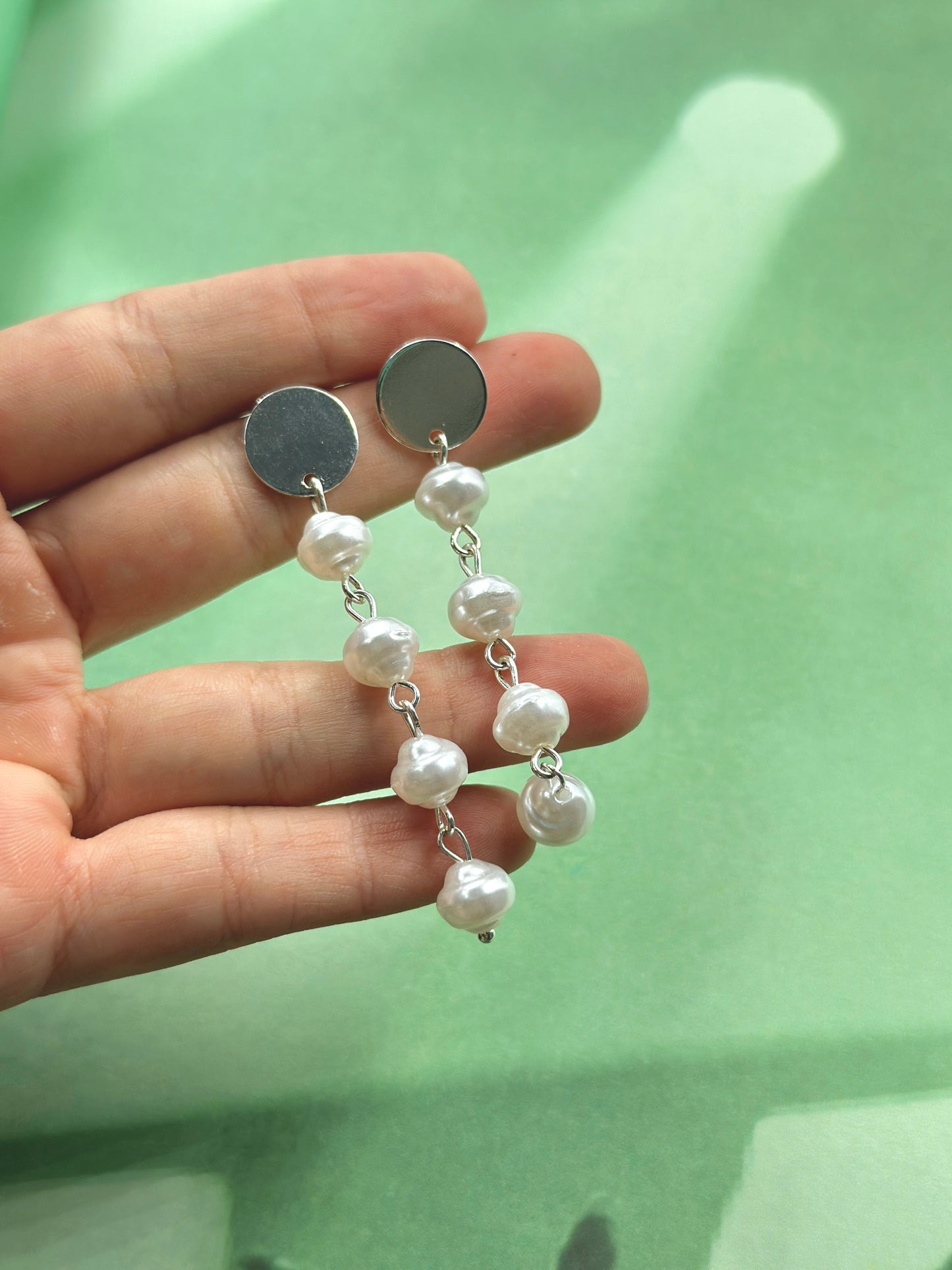 Aretes perla