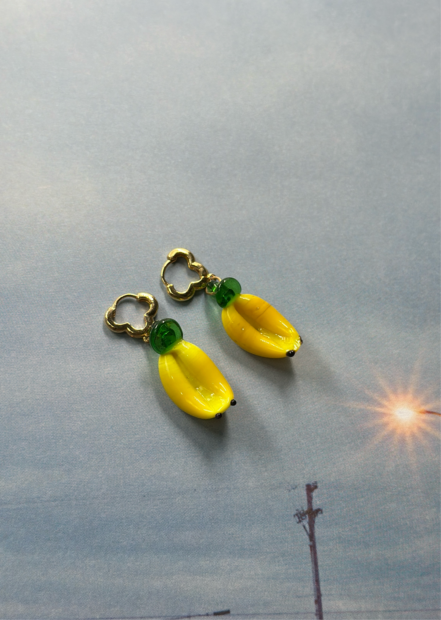 Aretes de bananas