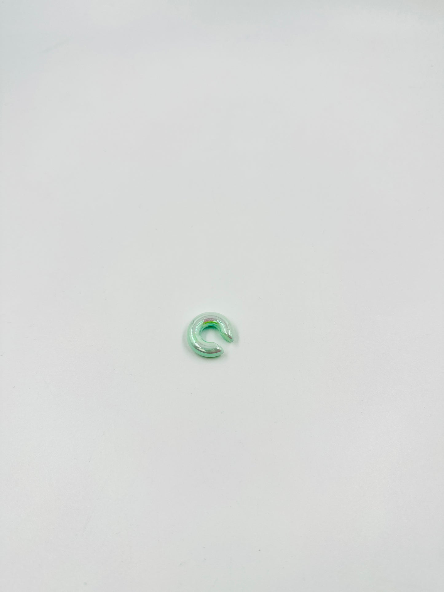 Ear cuff mini tornasol verde menta