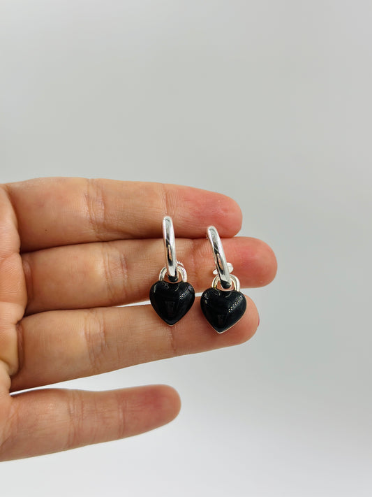 Candongas heart black