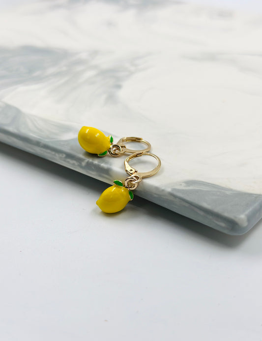 Aretes de limón
