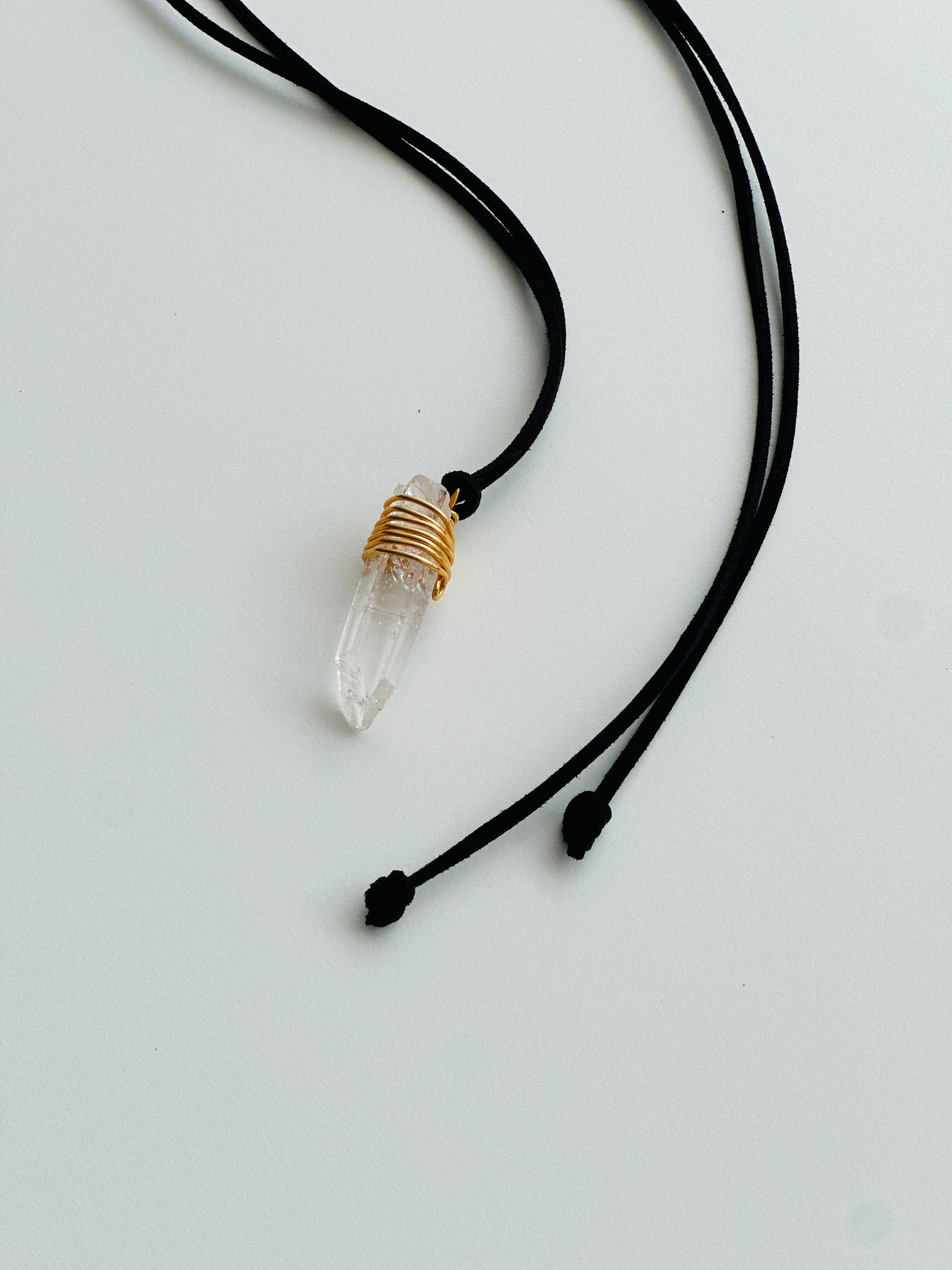 Collar cuarzo cristal