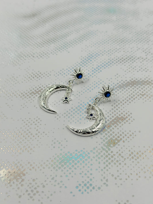 Aretes Luna en leo